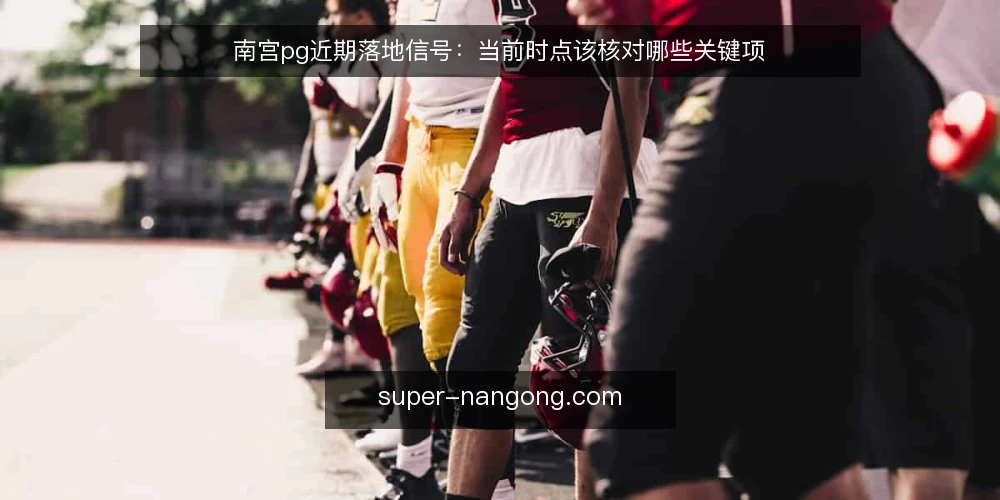 南宫pg近期落地信号:当前时点该核对哪些关键项 — 为什么现在要重新审计南宫pg落地状态 配图